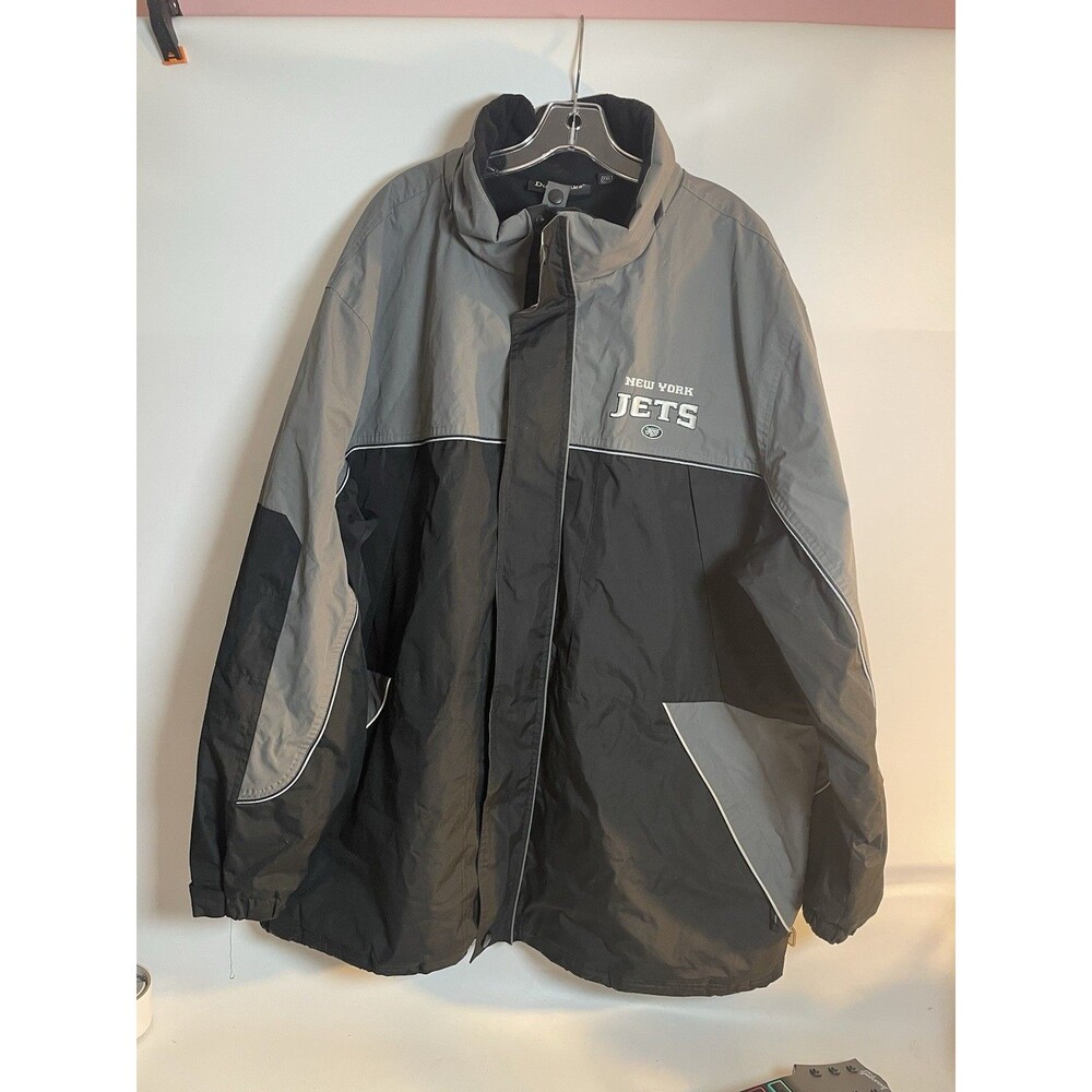 Dunbrooke NFL Jacket Winter New York NY Jets Men’s 2XL Black Gray